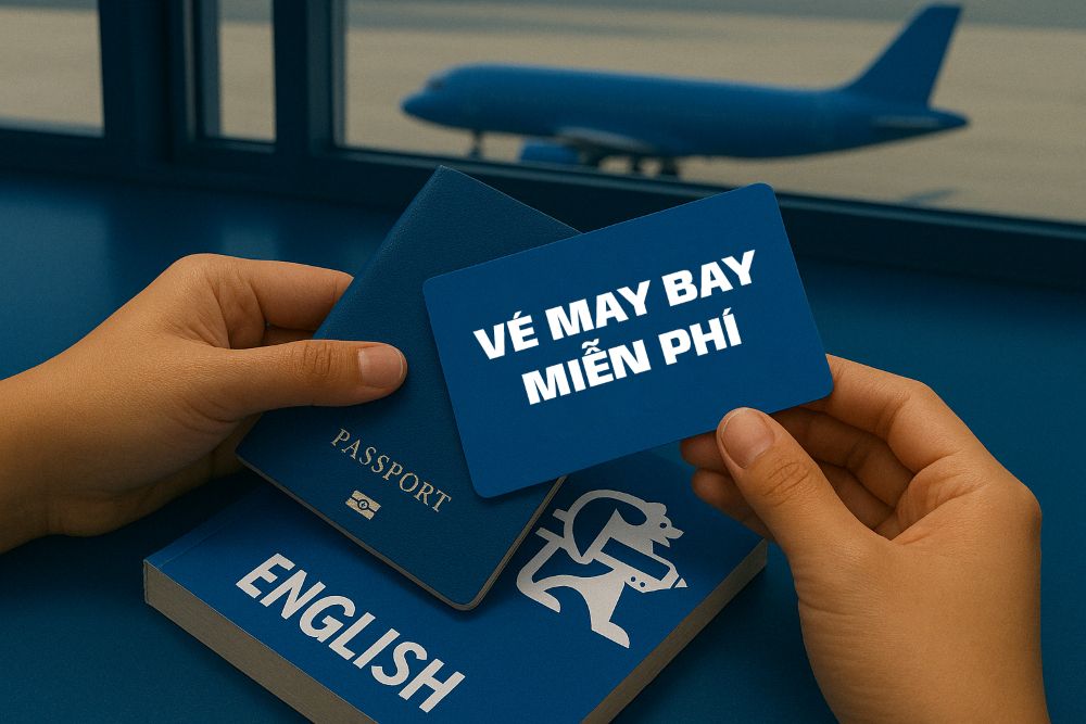 Tặng vé máy bay khứ hồi - Học bổng 50% chi phí ăn ở