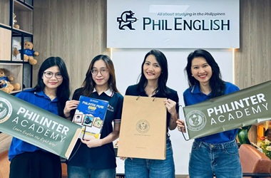 Đại diện trường Anh ngữ Philinter thăm văn phòng Phil English HCM vào tháng 9/2025