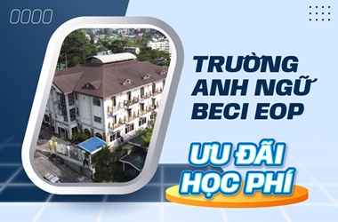 Ưu đãi học phí trường Anh ngữ BECI Sparta