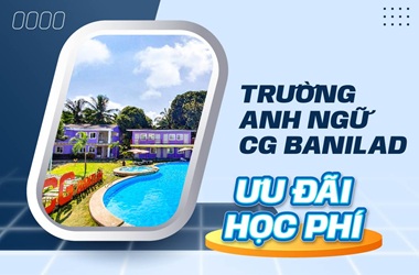Ưu đãi học phí trường Anh ngữ CG Banilad